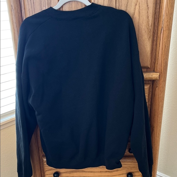 Teacher Black Sweatshirt with Pink Heart - Picture 3 of 7